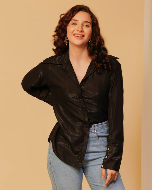Women’s Shimmer Shirt – Perfect for Parties