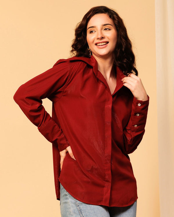 Stylish Shimmer Shirt for Women – Dazzling Glamwear for Evenings & Events