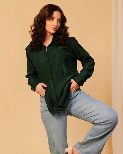 Stylish Shimmer Shirt for Women – Dazzling Glamwear for Evenings & Events