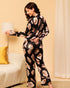 Printed Satin 2 Piece Night Co-ord Set – Soft & Stylish Sleepwear
