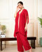 Kaftan Style Co-ord Set in Crepe – Two Piece Comfort Wear