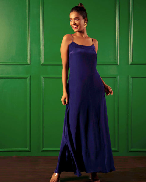 Cotton A-Line Maxi Dress – Tiered Design for a Flawless Look