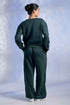 Women’s Knitted Cotton Wool blend V-Neck Lounge Co-Ord Set