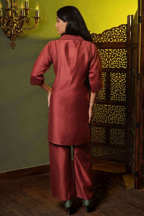 Coco Rust Charm 2-Piece Suit Set