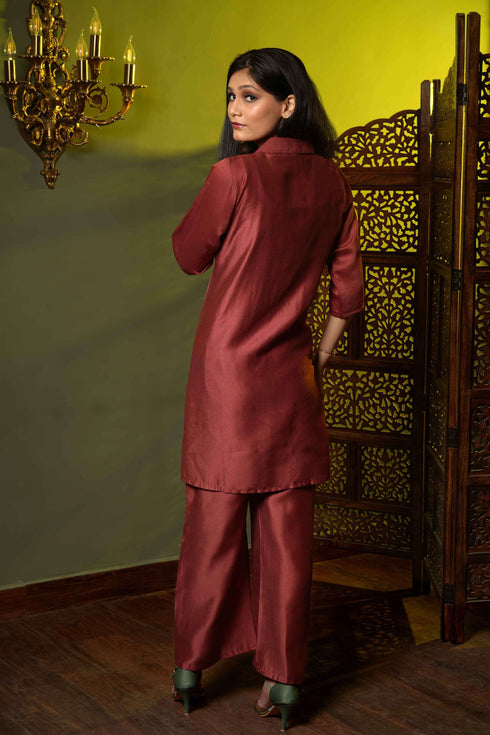 Coco Rust Charm 2-Piece Suit Set