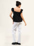 Women Cotton Bubble Peplum Top