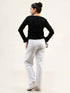 Women Rib Cotton Full Sleeve Top