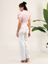 Women Cotton Flutter Sleeve Top