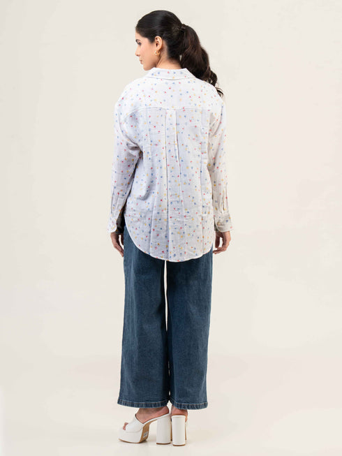 Printed Organic Cotton Full Sleeve Shirt