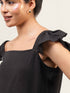 Women Cotton Bubble Peplum Top