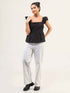 Women Cotton Bubble Peplum Top