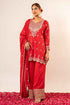 Red Radiance Bridal Kurta 3Pc Set