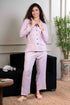 Women Solid Cotton Bubble Night Suit