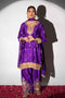 Majestic Violet Bridal Farsi 3 Piece Suit
