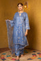 Bridal Aura Blue Kurta 3 Piece Set