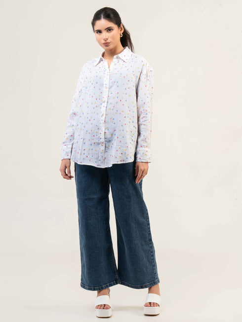 Printed Organic Cotton Full Sleeve Shirt