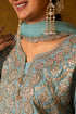 Bridal Radiance Green Kurta 3 Piece Set