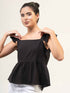 Women Cotton Bubble Peplum Top