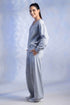 Women’s Knitted Cotton Wool blend V-Neck Lounge Co-Ord Set