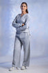Women's Knitted Cotton Wool blend Henley Lounge Co-Ord Set