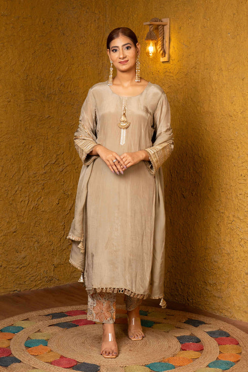 Timeless 3-Piece Solid Kurta Outfit