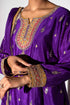 Majestic Violet Bridal Farsi 3 Piece Suit