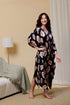 Black Kaftan with Print – Relaxed & Versatile Style