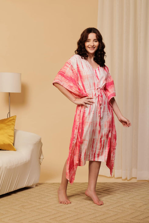 Women’s Tie-Dye Kaftan – Relaxed & Stylish Vibes