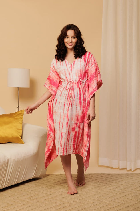 Women’s Tie-Dye Kaftan – Relaxed & Stylish Vibes