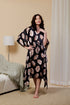 Black Kaftan with Print – Relaxed & Versatile Style