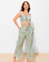 Printed Cami 2 Piece set Top With High Waist Pants