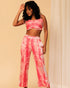 Tie and dye 2 Piece Top with Pants Co-ord Set