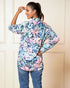 Printed Long Sleeves Cuffed Cotton Shirt