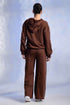 Women’s Knitted Cotton Wool Blend Zip-Up Hoodie Co-Ord Set