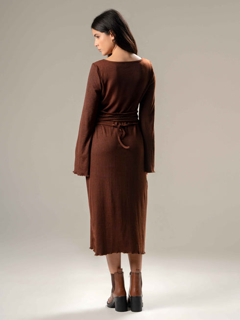 Rib Cotton Body-Con Dress