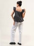 Women Cotton Bubble Peplum Top