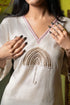 Ivory Handwork 2-Piece Kurta Set