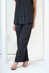 Halter Neck Satin Top with Flared Trousers Co-Ord Sets