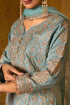 Bridal Radiance Green Kurta 3 Piece Set
