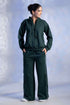 Women’s Knitted Cotton Wool Blend Zip-Up Hoodie Co-Ord Set