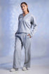 Women's Knitted Cotton Wool blend Henley Lounge Co-Ord Set
