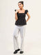 Women Cotton Bubble Peplum Top