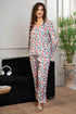 Women Satin Floral Printed Night Suit