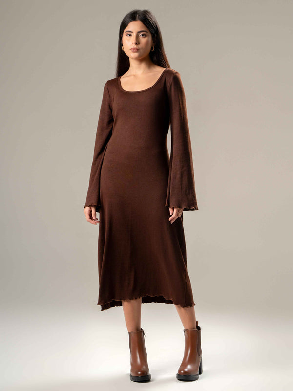Rib Cotton Body-Con Dress