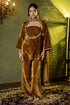 Luxury Velvet Kurta and Trouser Ensemble with Dupatta