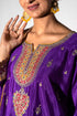 Majestic Violet Bridal Farsi 3 Piece Suit