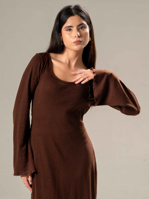 Rib Cotton Body-Con Dress