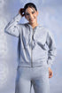 Women’s Knitted Cotton Wool Blend Zip-Up Hoodie Co-Ord Set