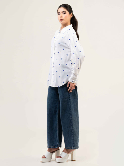 Printed Organic Cotton Full Sleeve Shirt