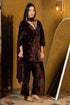 Velvet Embellished Formal Suit Set